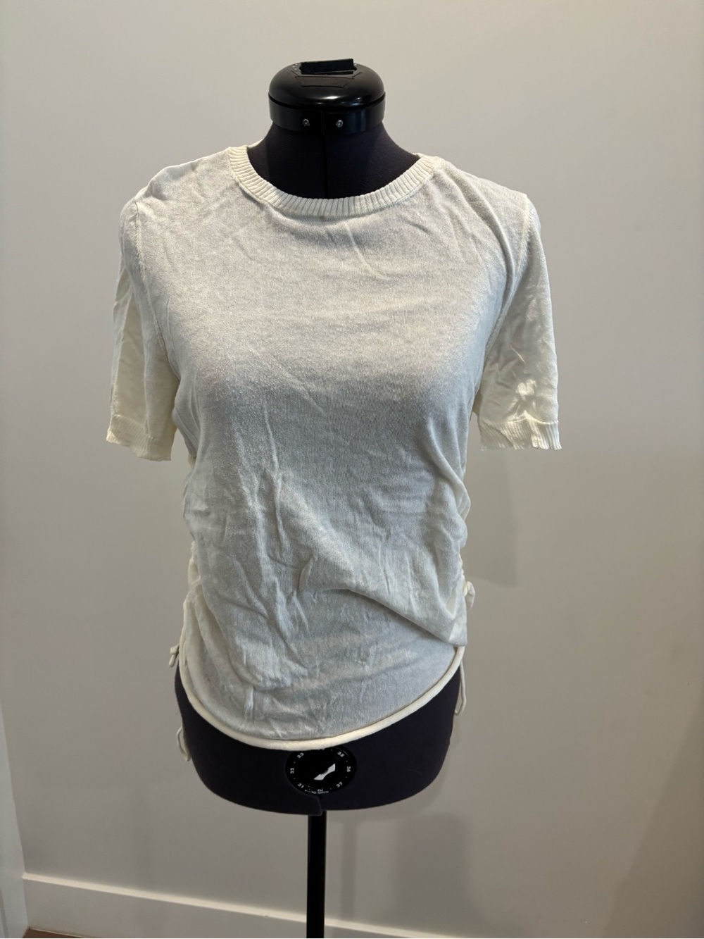 MJ Watson Women's Cream Short-Sleeve Crewneck Tee